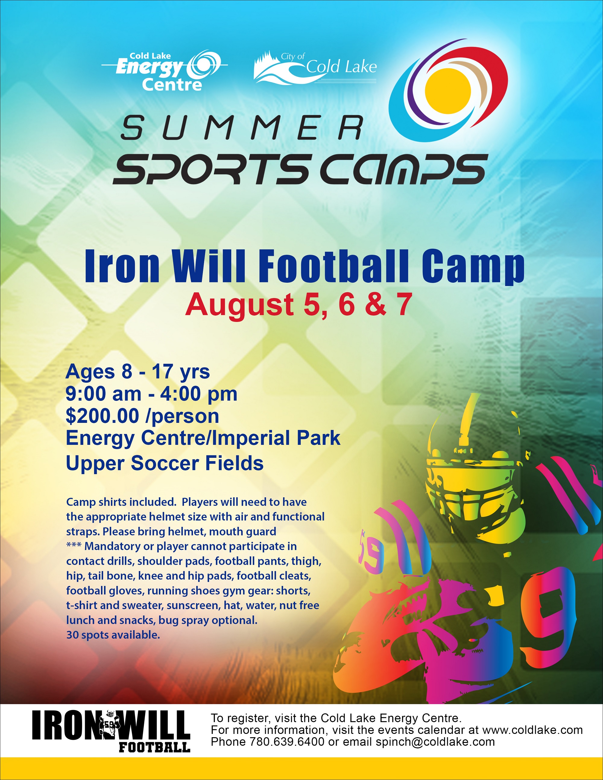 Cold Lake Football Camp 2016 - 1